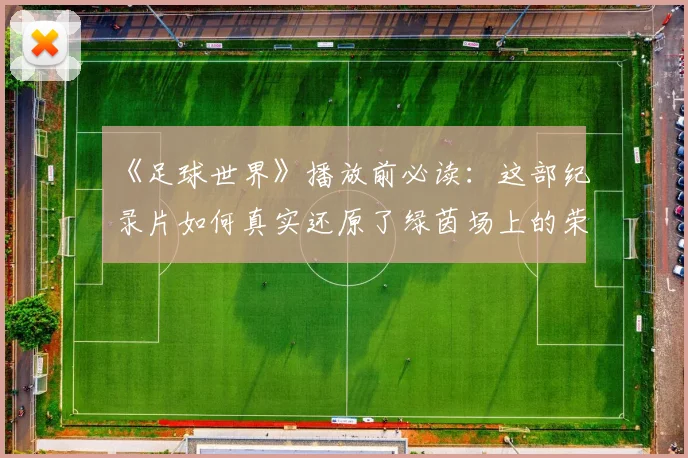 《足球世界》播放前必读:这部纪录片如何真实还原了绿茵场上的荣耀与残酷